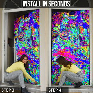 PSYBLOOM DOOR SOCK | PSYCHEDELIC POUR HOUSE