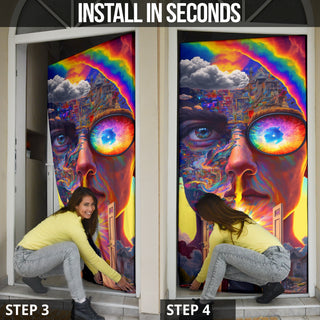 ENLIGHTENED DOOR SOCK | ACIDMATH AI