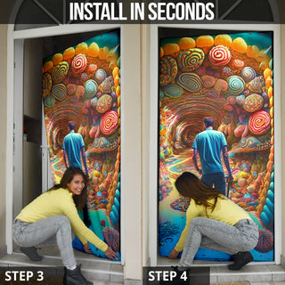 TAKE A LOOK DOOR SOCK | ACIDMATH AI