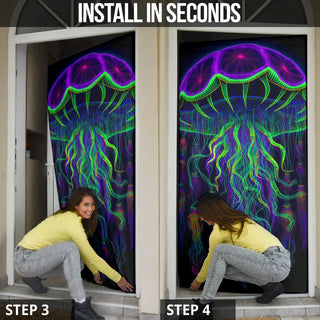 JELLYFISHBRELLA DOOR SOCK | ACIDMATH AI