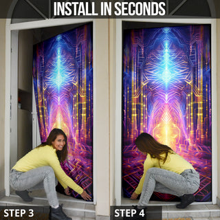 ENLIGHTENED DOOR SOCK | ACIDMATH AI