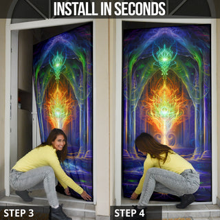 THE PALACE IN THE SKY DOOR SOCK | ACIDMATH AI