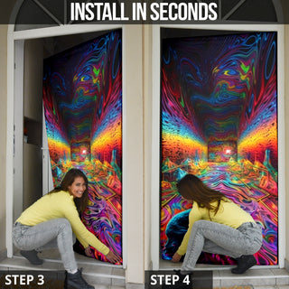 KITTY HALL DOOR SOCK | ACIDMATH AI