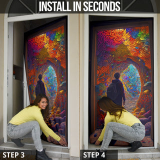 AUTUMN DOOR SOCK | ACIDMATH AI