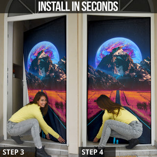 ROAD TO THE MOON DOOR SOCK | GEOGLYSER