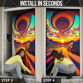 OPEN ROAD DOOR SOCK | ACIDMATH AI