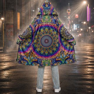 CIRCULAR SPACE Zipper Cloak