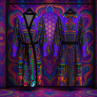 3RD EYE SILK TWILL PEIGNOIR