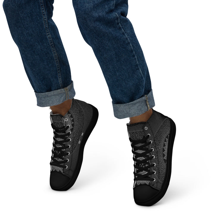 LABRYNTH Men’s high top canvas shoes | BROCK SPRINGSTEAD