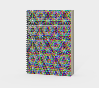 Metatrons Chromatic | Spiral Notebook | PatternNerd