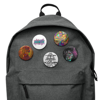 ACIDMATH Set of pin buttons BATCH 1