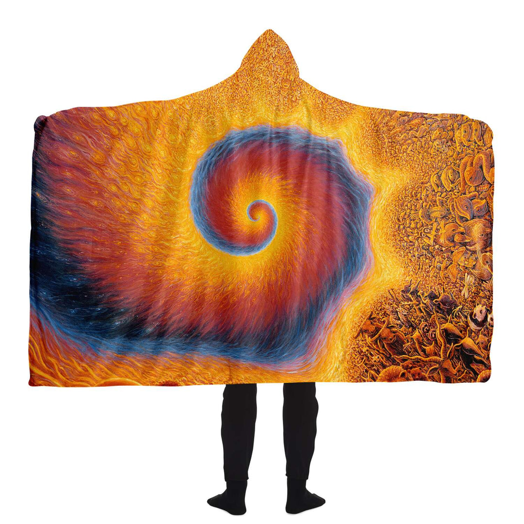 Spiral Genesis | Hooded Blanket | Mark Henson