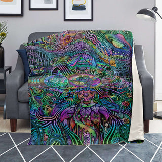 Time Temple | Microfleece Blanket | James Fletcher