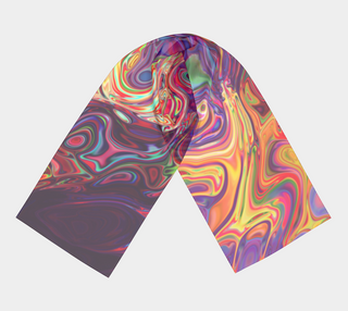 PSY SPILL LONG SCARF | Art Design Works