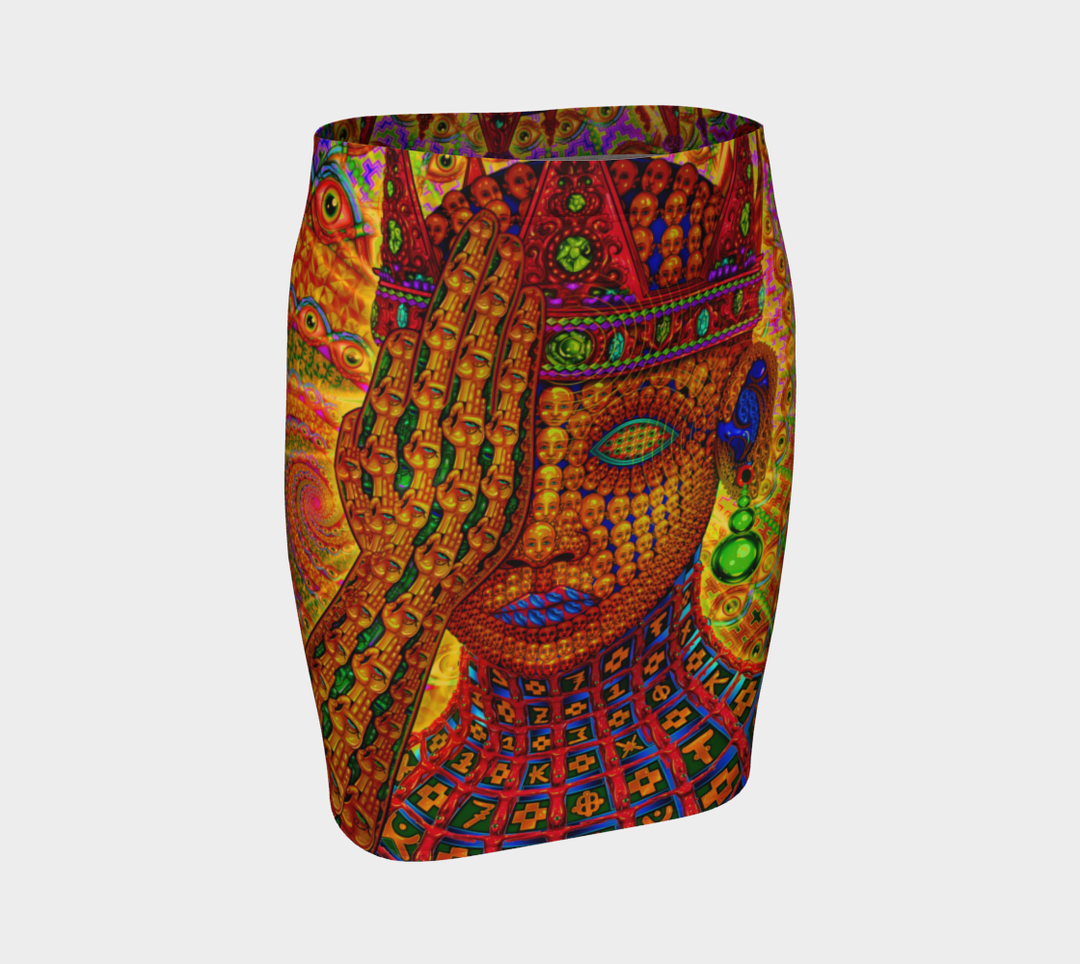 OVERCLOCKED CORTEX | FITTED SKIRT | SALVIADROID