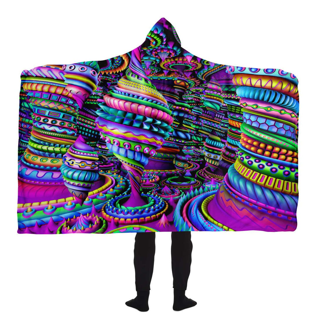 Dmt carousel | Hooded Blanket | Psypepper