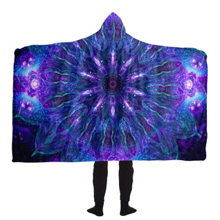 Electric Bloom Hooded Blanket | Cameron Gray