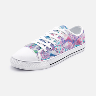 Entheogenic Vimana | Unisex Low Top Canvas Shoes | Dylan Thomas Brooks