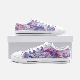 Entheogenic Vimana | Unisex Low Top Canvas Shoes | Dylan Thomas Brooks