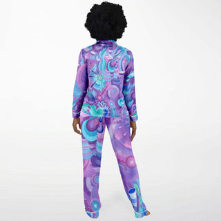 Juicy Candy Flow Satin Pajamas | Dylan Thomas Brooks