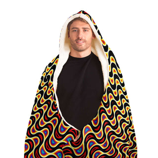 Swirl Hooded Blanket | Rob Mack
