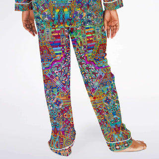 Mandala Jazz Satin Pajamas | Lachlan Wardlaw