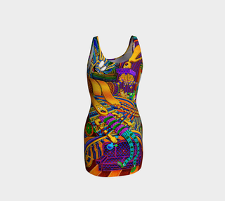 CONDUCTOR OF CONSCIOUSNESS | BODYCON DRESS | SALVIADROID