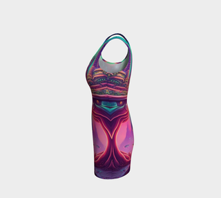 SPORE VILLAGE BODYCON DRESS | ACIDMATH GUY