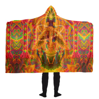 Death by Astonishment Hooded Blanket | Salvia Droid