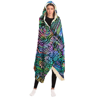 Time Temple | Hooded Blanket | James Fletcher