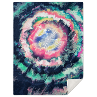 Glitchy Galaxy | Microfleece Blanket | Makroverset