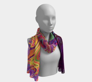 PSY SPILL LONG SCARF | Art Design Works