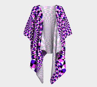OPTICAL KIMONO ROBE | ART DESIGN WORKS