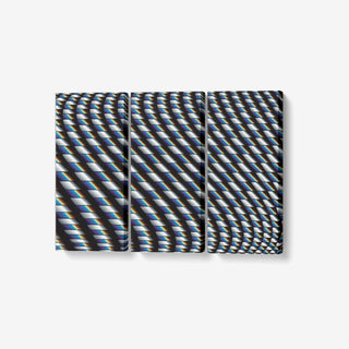 Mind Warp | 3 Piece Canvas Wall Art for Living Room | Austin Blake