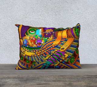 CONSCIOUSNESS CONDUCTOR 20" X 14" PILLOW CASE | SALVIA DROID