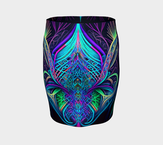 Feathered Fitted Skirt | Acidmath Guy