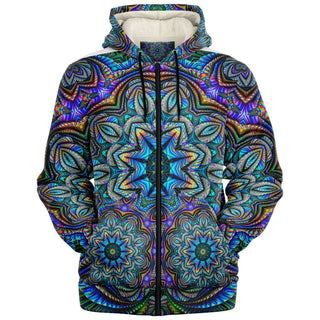 PSYCHEDELIC SYMPHONY | Microfleece Zip Up Hoodie | IMRAN