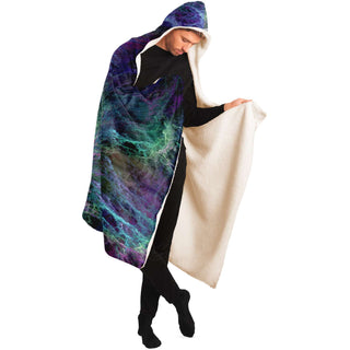 Fractal Fire | Hooded Blanket | James Fletcher