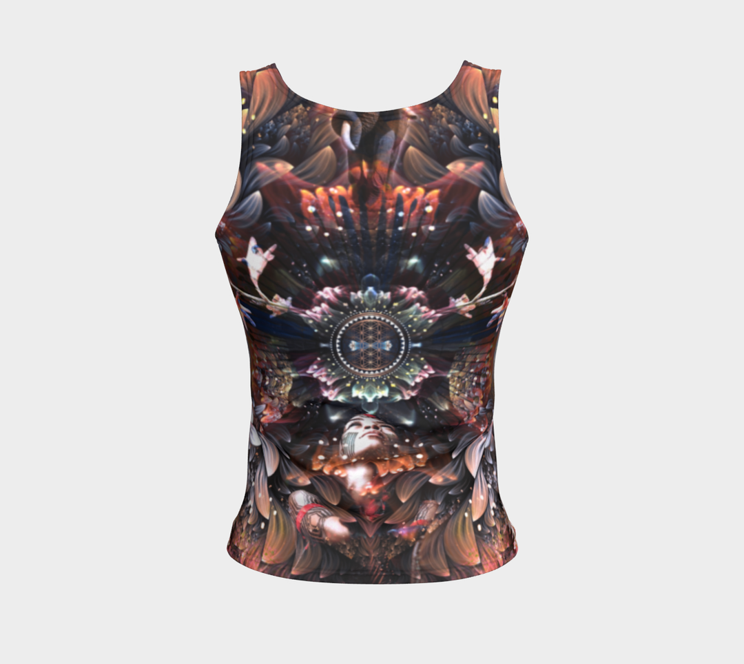 Sanctuary || Fitted tank top || by Cosmic Shiva