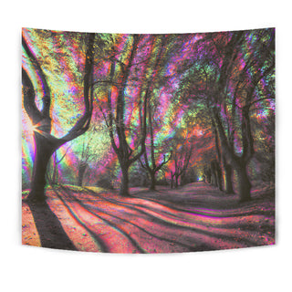 Sunny Psy Forest Party Tapestry | Hubert S