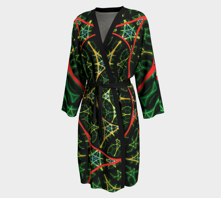 Fractal Forest Peignoir Kimono | Rob Mack