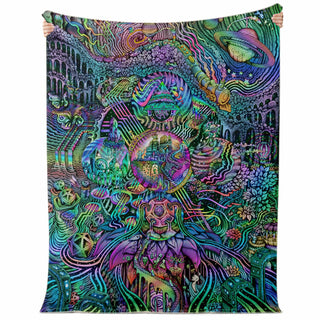 Time Temple | Microfleece Blanket | James Fletcher