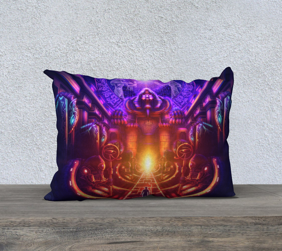 THE KING WITHIN 20" X 14" PILLOW CASE | SALVIA DROID