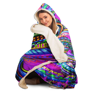 Dmt carousel | Hooded Blanket | Psypepper
