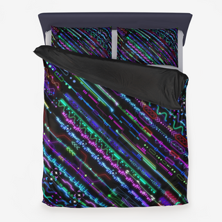 Cameron Gray | Cyberpunk | Microfiber Duvet Cover