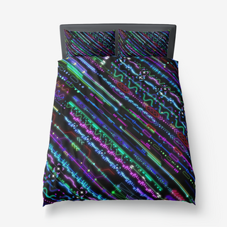 Cameron Gray | Cyberpunk | Microfiber Duvet Cover