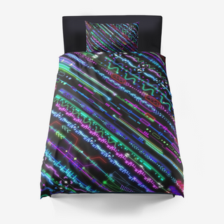 Cameron Gray | Cyberpunk | Microfiber Duvet Cover