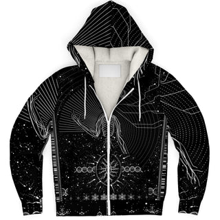 Nervous Computer Zipper Hoodie | Brock Springstead