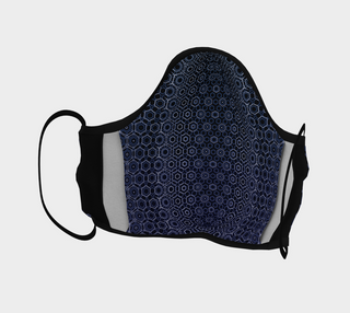 Hex black Face Covering | PSYPEPPER