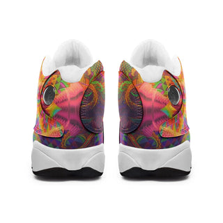 Unisex High Top Leather Sneakers